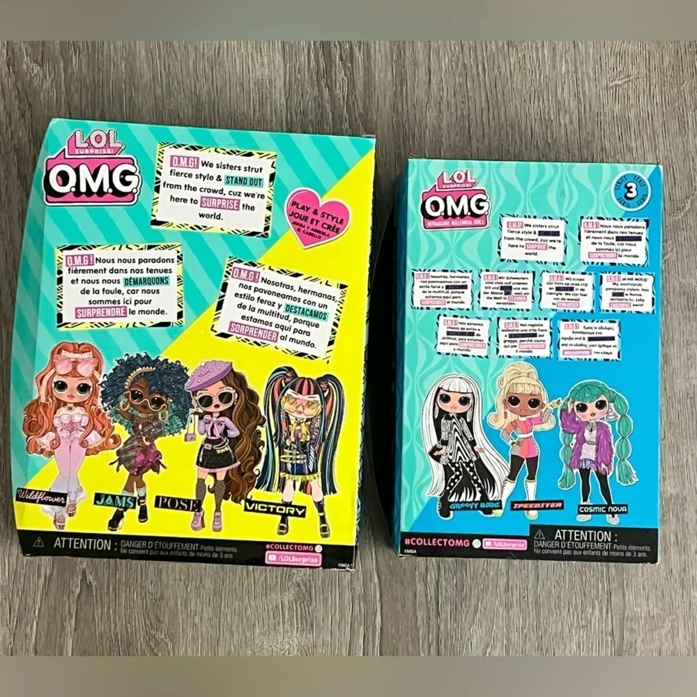 L.O.L. Surprise! O.M.G. Fashion Doll - Multicolor lot of 2 dolls
